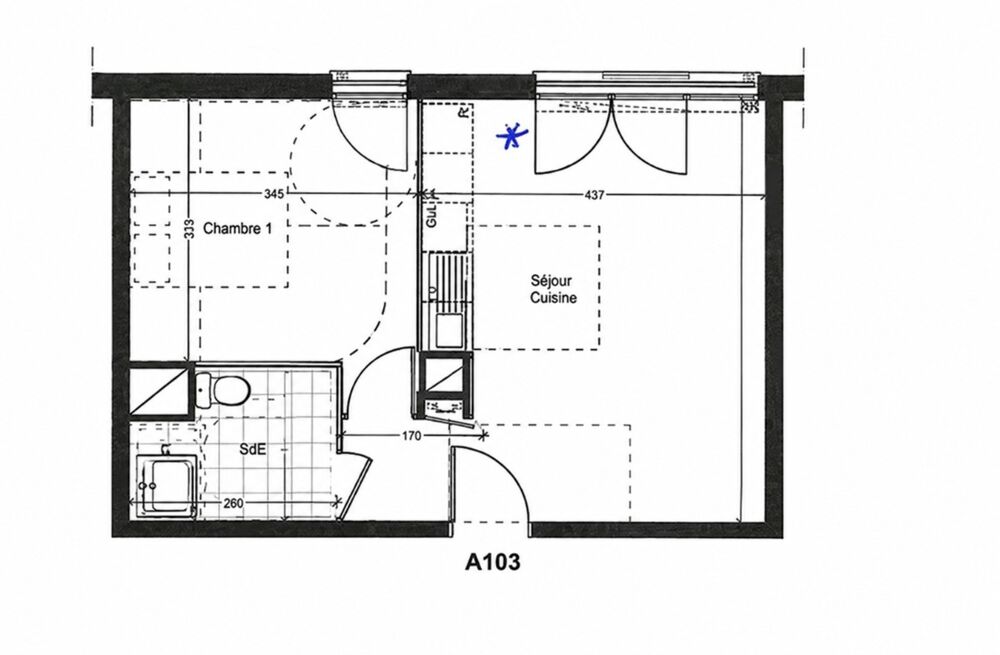 Location Appartement Appartement T2 avec parking à PIERRELAYE Pierrelaye