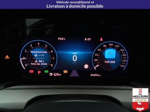 Golf 1.0 eTSI OPF 110 DSG7 Life +GPS +Cam&eacute;ra 2022 occasion 10150 Lavau