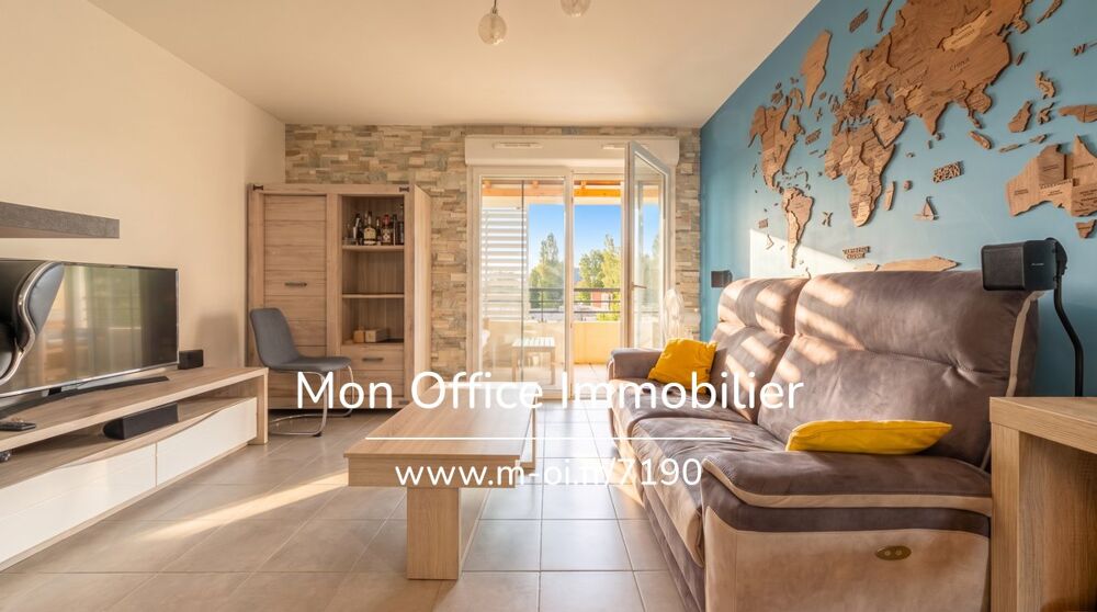 Vente Appartement Référence : 7190-JDO - Appartement T3 au dernier étage avec terrasse vue Sainte-Victoire Gardanne