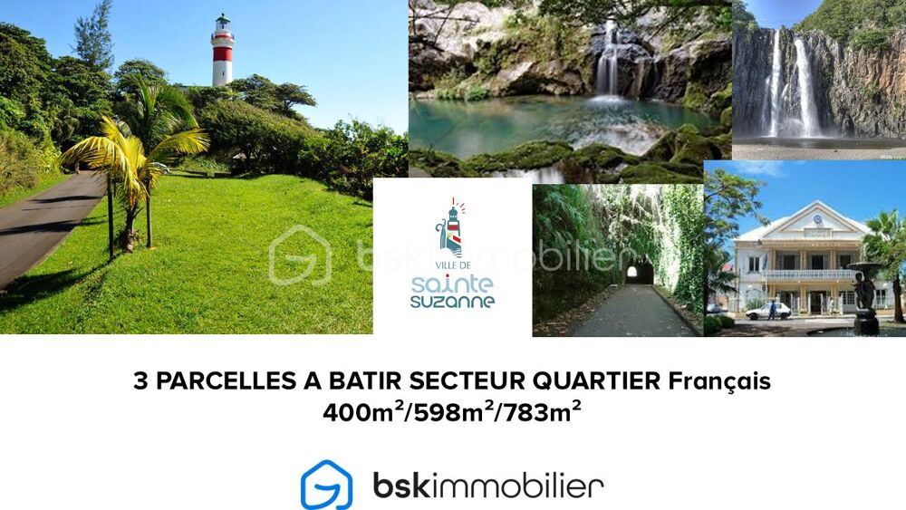 Vente Terrain Parcelle 598m² - Quartier Français Sainte suzanne