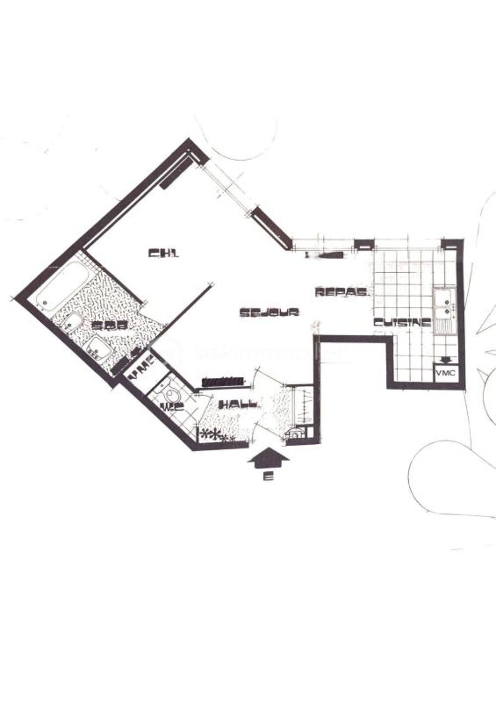 Appartement 2 pièces 36m2