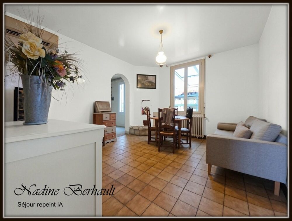 Maison Amilly 45, maison RDC à rénover - appartement et local commercial loués, Centre ville pour famille artisans ou marchand