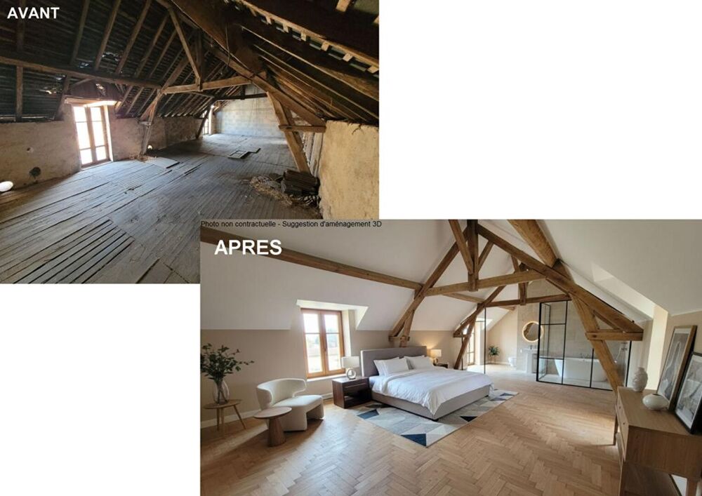 * EXCLUSIVITE * ARNAC - POMPADOUR (19230) : Grange en pierre à rénover en Maison - ENV. 140m² - terrain de 388m2 - 49 990