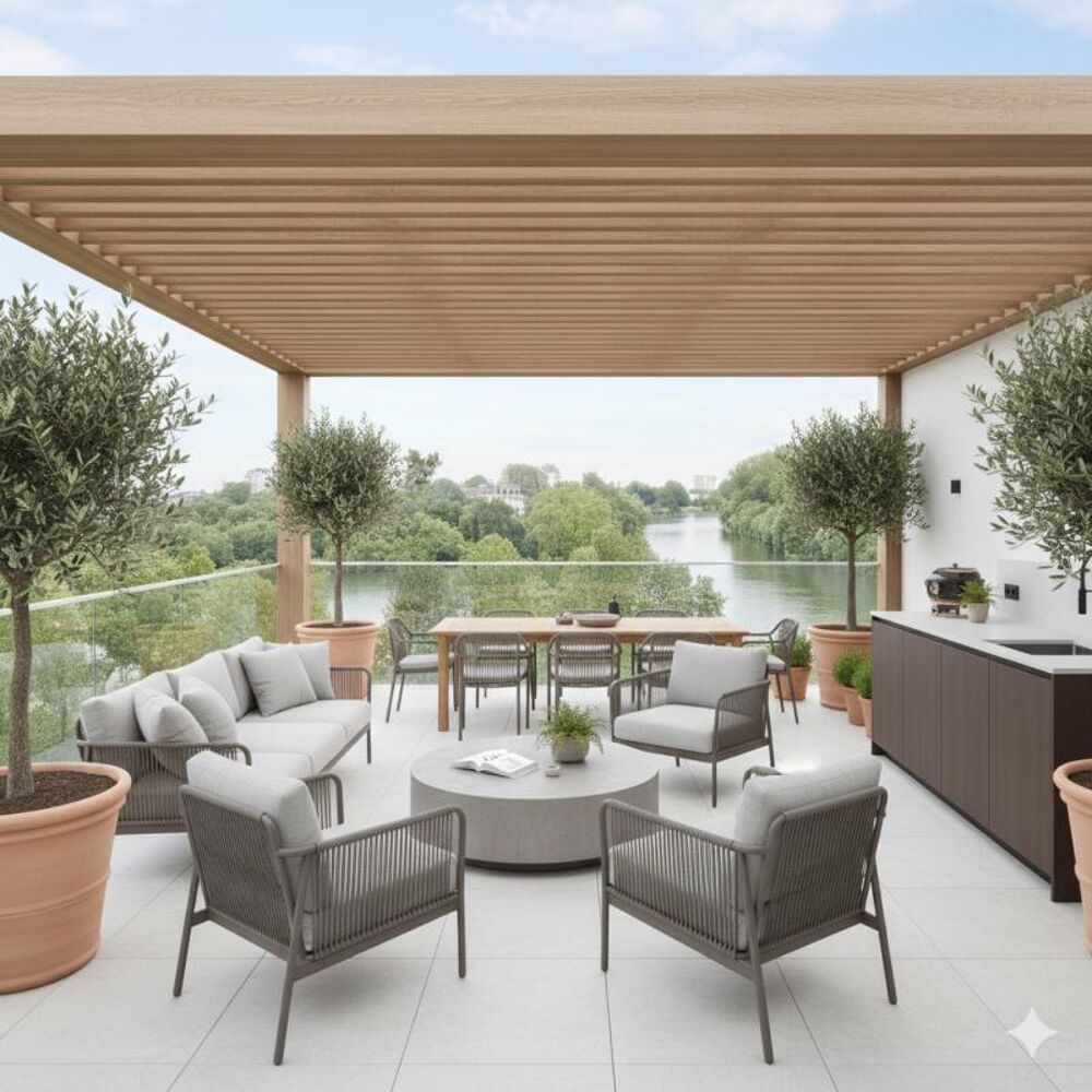 LIVRÉ 5 PIÈCES DUPLEX DERNIER ÉTAGE AVEC GRANDE TERRASSE SUR LES BORDS DE MARNE