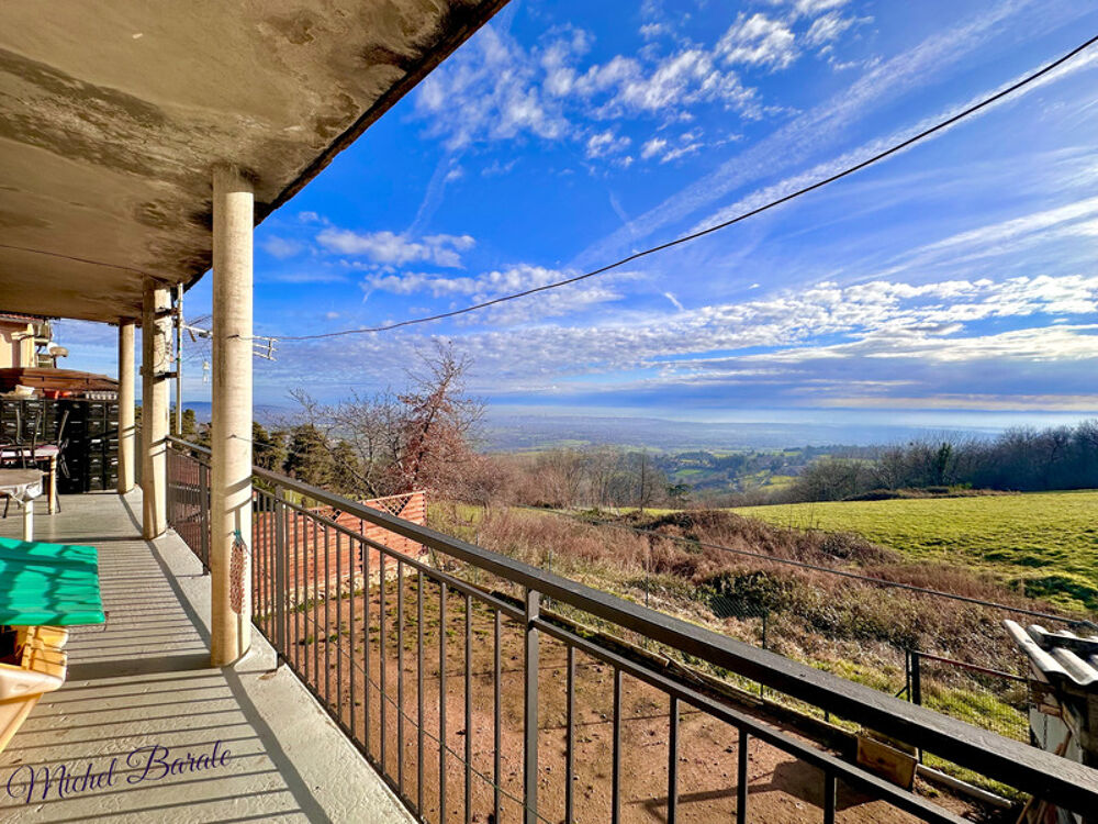 Appartement 108m2, 6 pièces à POLLIONNAY (69) - 4 chambres, 1 bureau et grand terrain