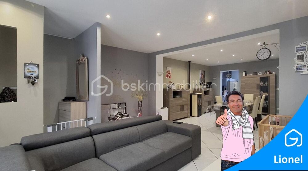 Maison 173m², grands volumes, 5 chambres, jardin, DPE C