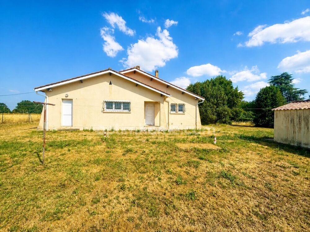 Maison de plain-pied avec vue sur les champs, près de 2 000 m² de terrain NERIGEAN (33)