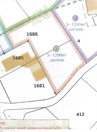  Terrain � vendre 1200 m�