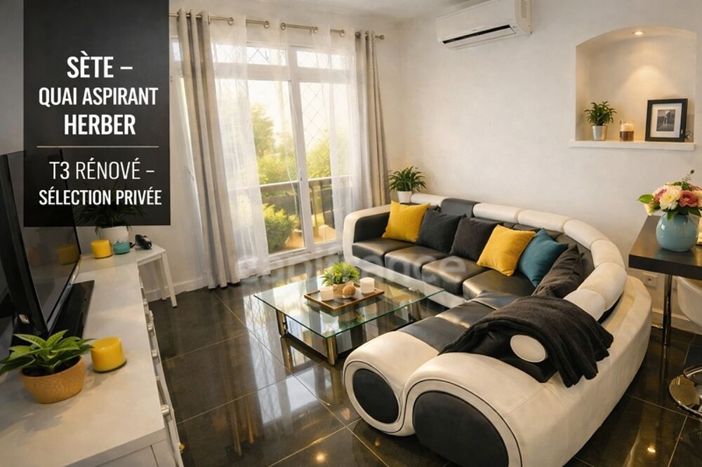 Vente Appartement « Quai Aspirant Herber – Le T3 rénové rare, prêt à vivre » Sete