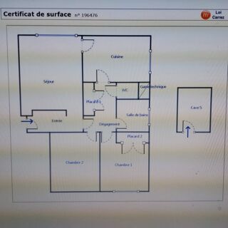  Appartement à louer 3 pièces 62 m²