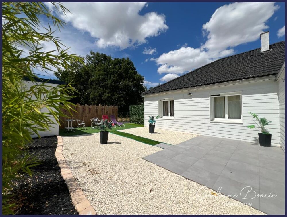 Maison à vendre 5 pièces de 129m², 3 chambres, suite parentale, SPA, garages - DPE C - secteur calme à NOUAILLÉ-MAUPERTUIS 86340