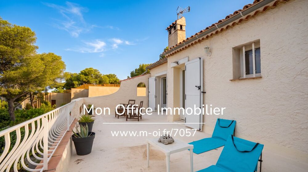 Référence : 7057-PBA - Maison Sausset Les Pins 6 pièce(s) 120 m2 avec garage et vue
