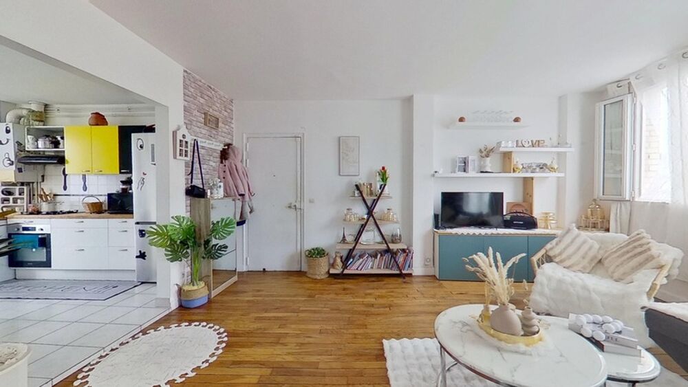 Vente Appartement EXCLUSIVITÉ – Charmant 3 pièces traversant et lumineux – Quartier des Coutures / Métro Robespierre Bagnolet