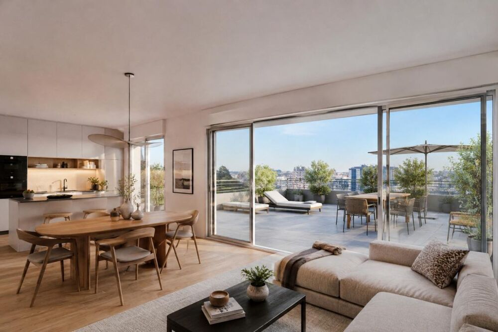 Vente Appartement T5 D'EXCEPTION avec IMMENSE TERRASSE – 3e étage – Les Agnettes Gennevilliers