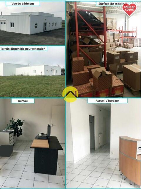   Bureau + Local de 500 m² 