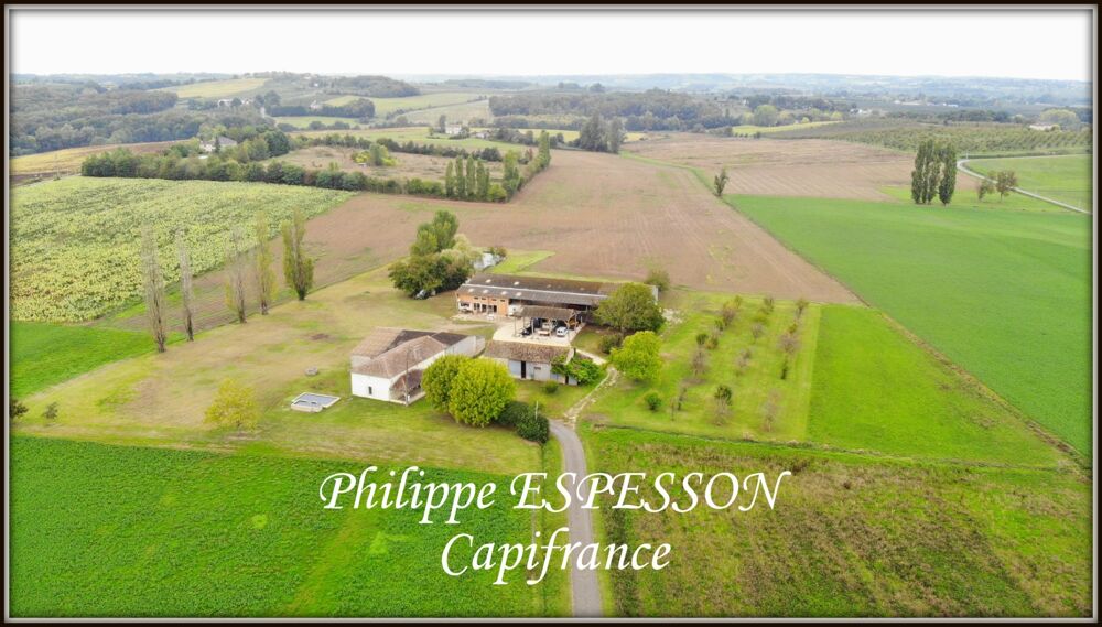 Vente Maison CORPS DE FERME EN PIERRE SUR UN PARC DE 14000 M2 SUR LEVIGNAC DE GUYENNE (47) Levignac de guyenne