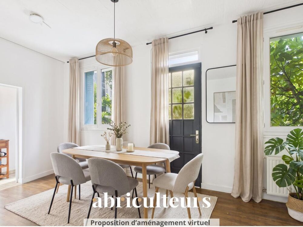 Vente Maison Colombes (92700) – Maison de 46 m² avec terrasse, cour privative et pompe à chaleur Colombes