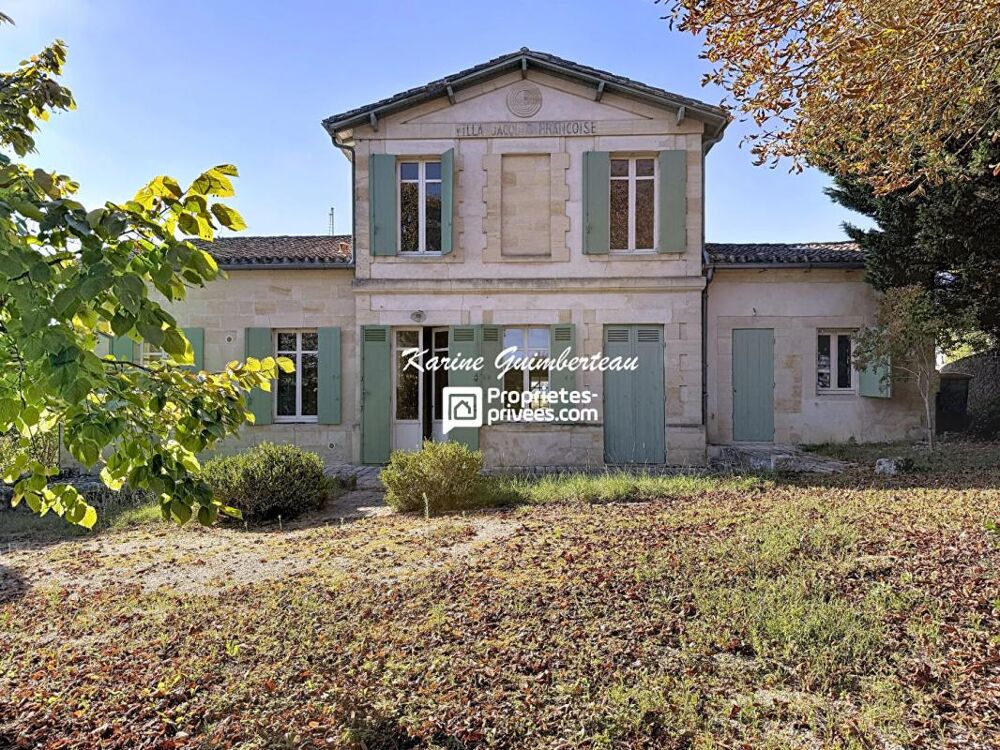 Vente Maison St Emilion : Majestueuse maison en pierre avec vue Saint emilion