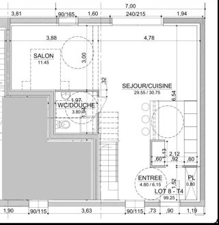  Maison � vendre 4 pi�ces 99 m�