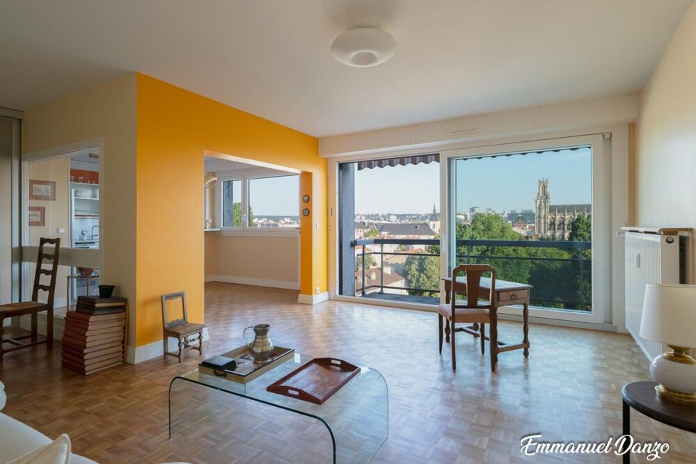Vente Appartement Nancy – Appartement traversant 110 m² – 3 chambres – Dernier étage avec ascenseur Nancy