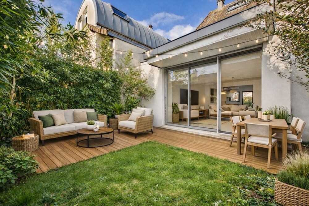- 78220 VIROFLAY - MAISON FAMILIALE AVEC EXTENSION 140m2 - 3 NIVEAUX - 4 à 5 CHAMBRES - SOUS SOL - BAIGNE DE LUMIERE - GARAGE -