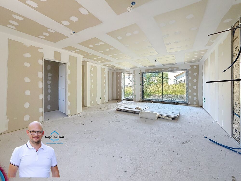 Dpt Isère (38), à vendre LES ABRETS maison P5 de 105,7 m² - Plain pied A TERMINER