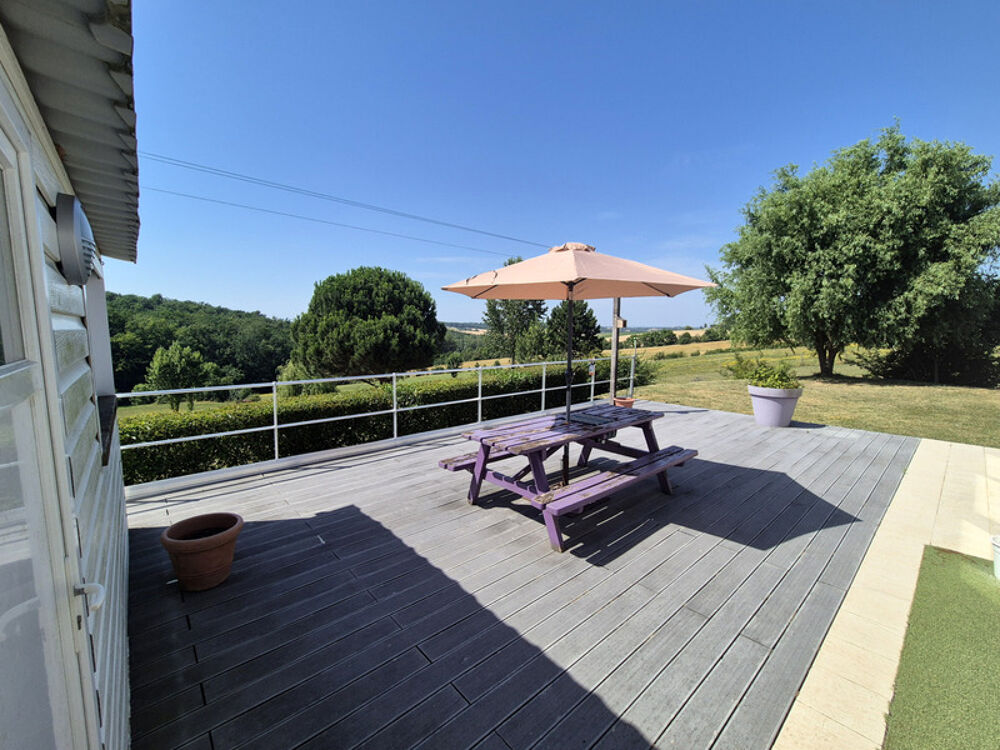 Vente Maison 3,4 has, dépendance sécurisée de 320 m², maison plain-pied plus sous-sol, et vue dominante aux portes d'Agen Marmont pachas