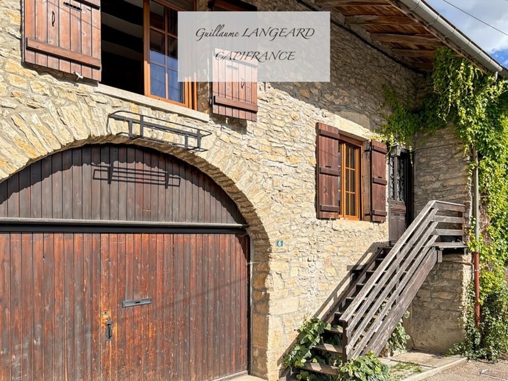 Au coeur de Thoirette (39240) - Maison de caractère en pierres  4 chambres  Terrasses aménagées