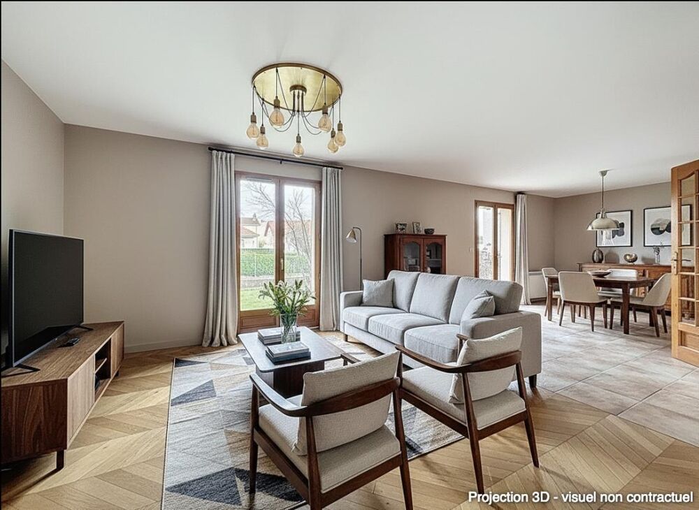 Vente Maison Maison 6 pièces 124 m2 avec garage et sous-sol - 4 chambres Dijon