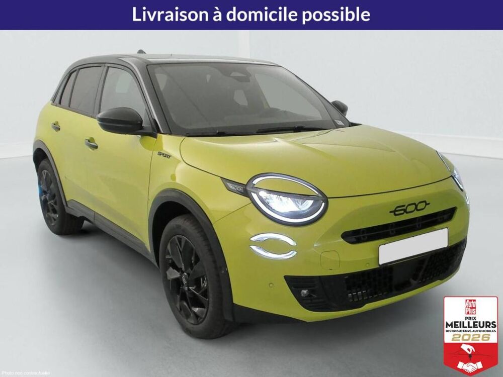 Fiat 600 T-Gen 3 1.2 Hybrid 145ch eDCT6 Sport 2026 occasion 10150 Lavau