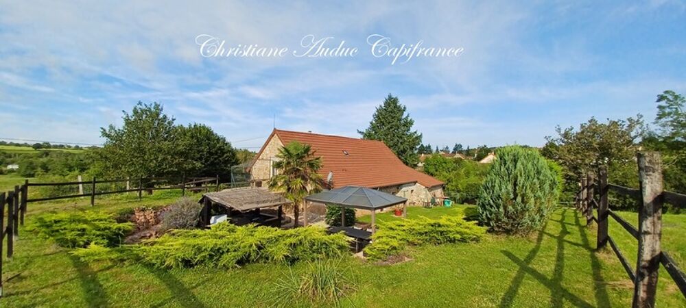 Vente Maison Charolles à 5 minutes, Maison en pierres, rénovée, de 128 m² avec grange attenante aménageable, sur terrain de 2 357 m² Vendenesse les charolles