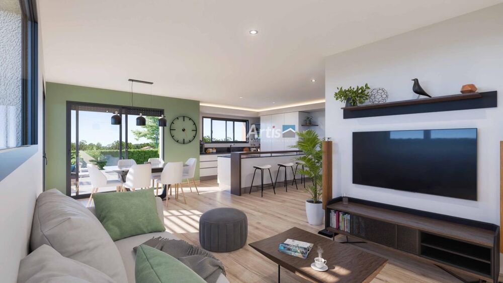 Maison neuve 4 chambres à Copponex  Vue dégagée, proche Genève