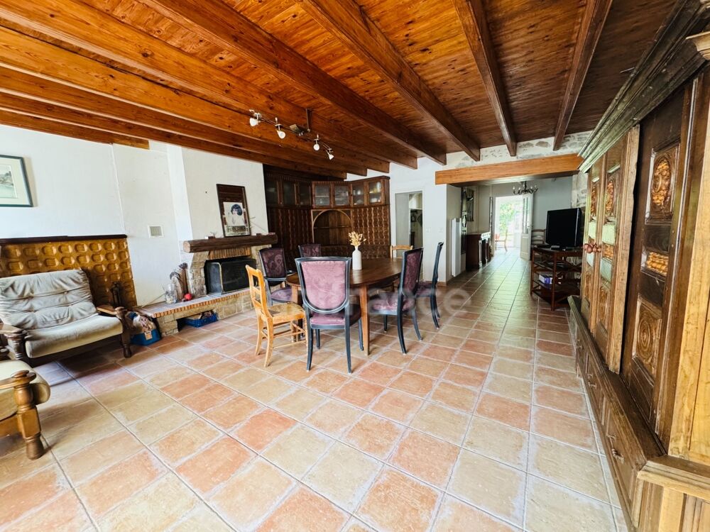 QUIMIAC - A VENDRE MAISON DE PECHEURS + DÉPENDANCE AVEC JARDIN CLOS - 4 CHAMBRES - ACCÈS PLAGE DE LANSÉRIA ET COMMERCES À PIED