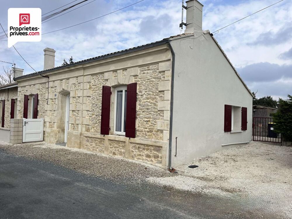 Vente Maison Maison Saint Ciers Sur Gironde 3 pièce(s) - 58 m2 - jardin - PRIX 135 990 HAI Saint ciers sur gironde