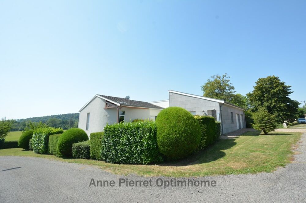À VENDRE  Grande maison de plain-pied de 224 m² habitable (4 chambres) avec vue exceptionnelle sur forêt et plaine à Vaux-devan