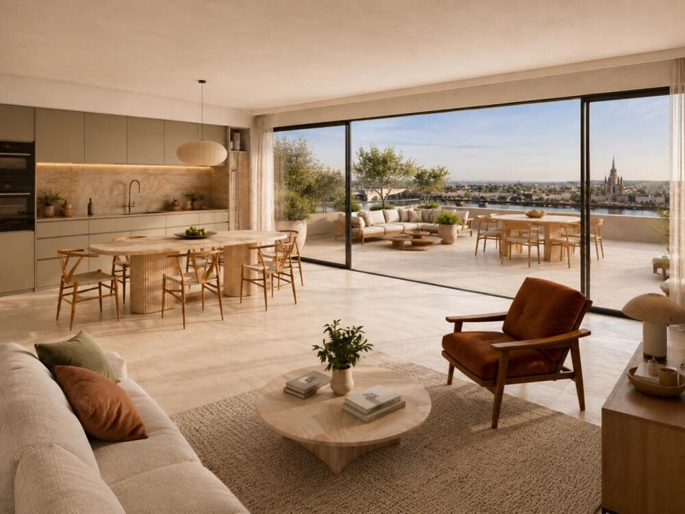 Vente Appartement ** T5 AVEC INCROYABLE VUE GARONNE ! ** Bordeaux