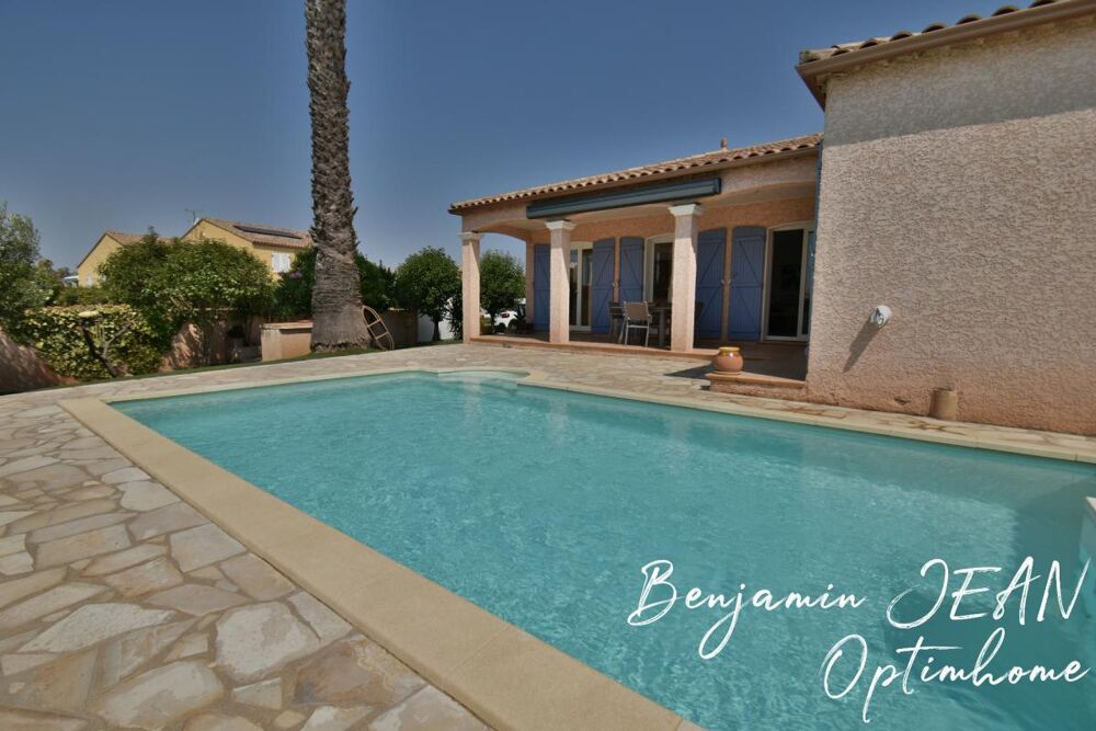 Vente Maison EN EXCLUSIVITÉ – Maison F4 de plain-pied avec piscine à Sérignan Serignan