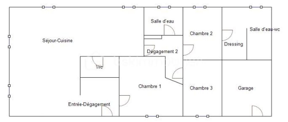 VILLA 95m² - 3 CHAMBRES - TERRAIN 499m²