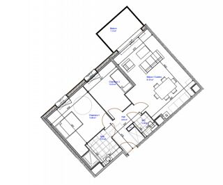  Appartement  vendre 3 pices 66 m