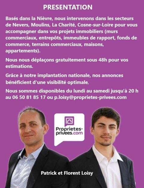   58000 NEVERS - LOCATION ENTREPOT 600 M² 