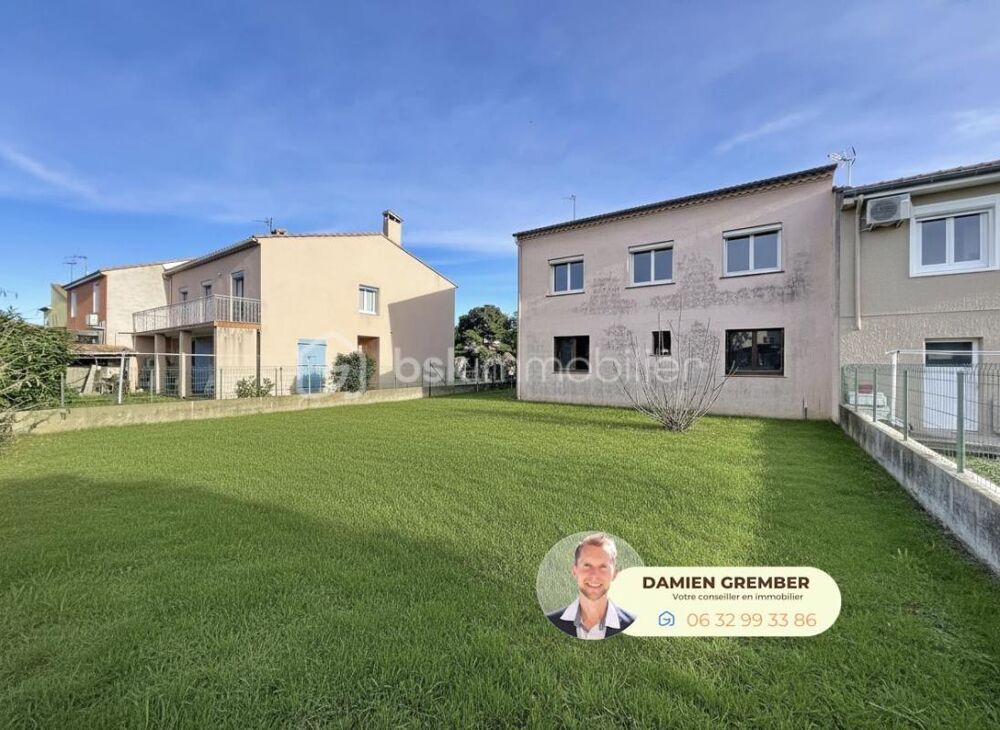 AGDE  Villa T5 de 125m² en R+1 avec garage de 92 m², combles de 118m² au sol, terrain piscinable