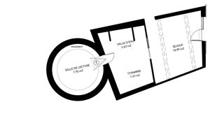  Appartement à vendre 2 pièces 39 m²