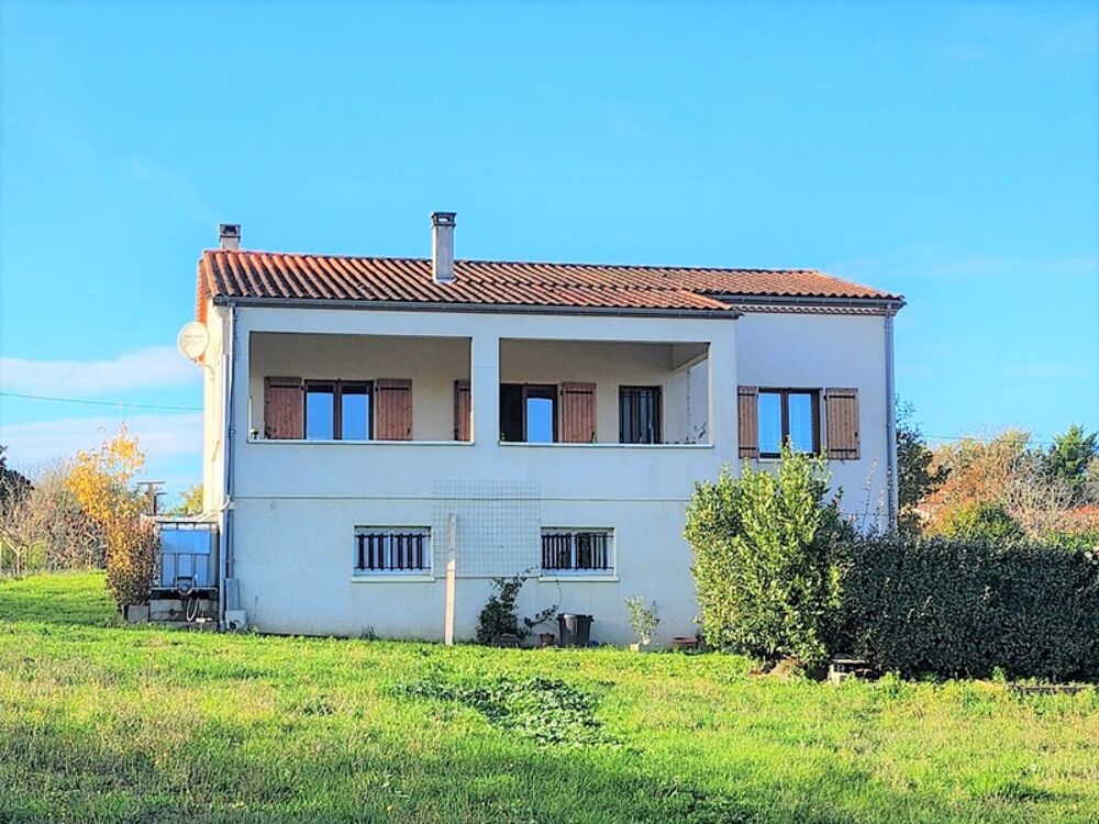Maison sur sous-sol - avec vue - Terrain - à vendre 5 pièces proche de CASTILLONNES (47)