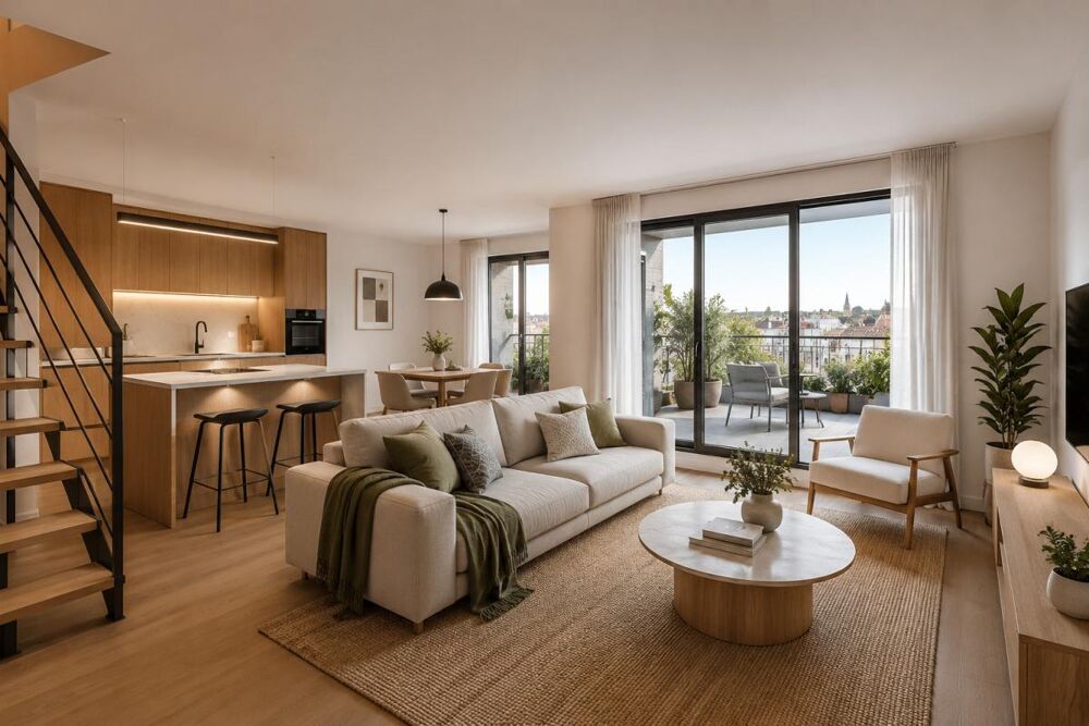 Vente Duplex/Triplex EXEPTIONNEL – Duplex en DERNIER ÉTAGE avec TERRASSE – secteur Croix-de-Chavaux Montreuil