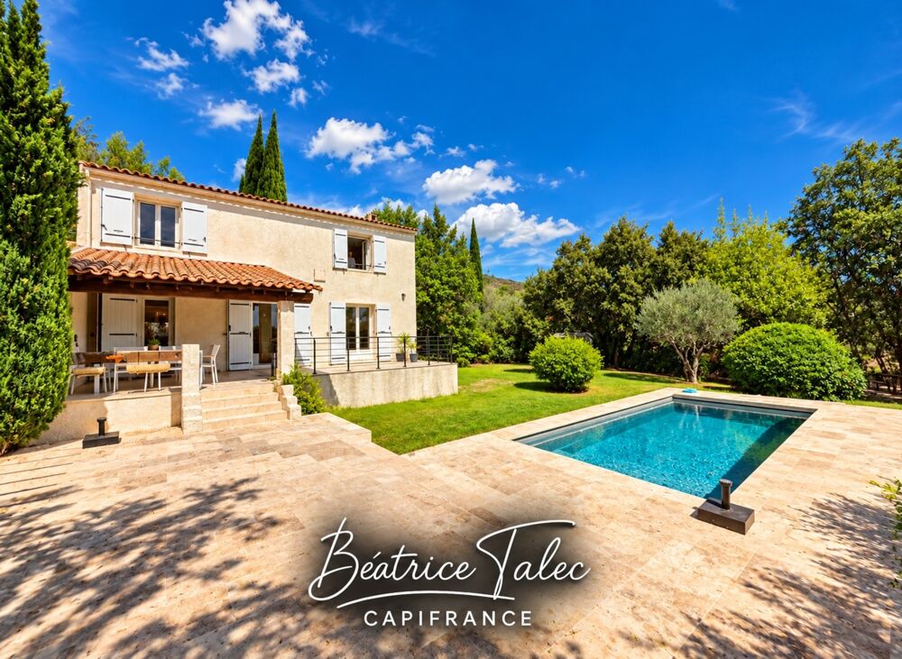 Vente Maison Maison 4 pièces, piscine, vue sur les vignes, Puyloubier, Provence, Montagne Sainte-Victoire, Bouches-du-Rhône Puyloubier
