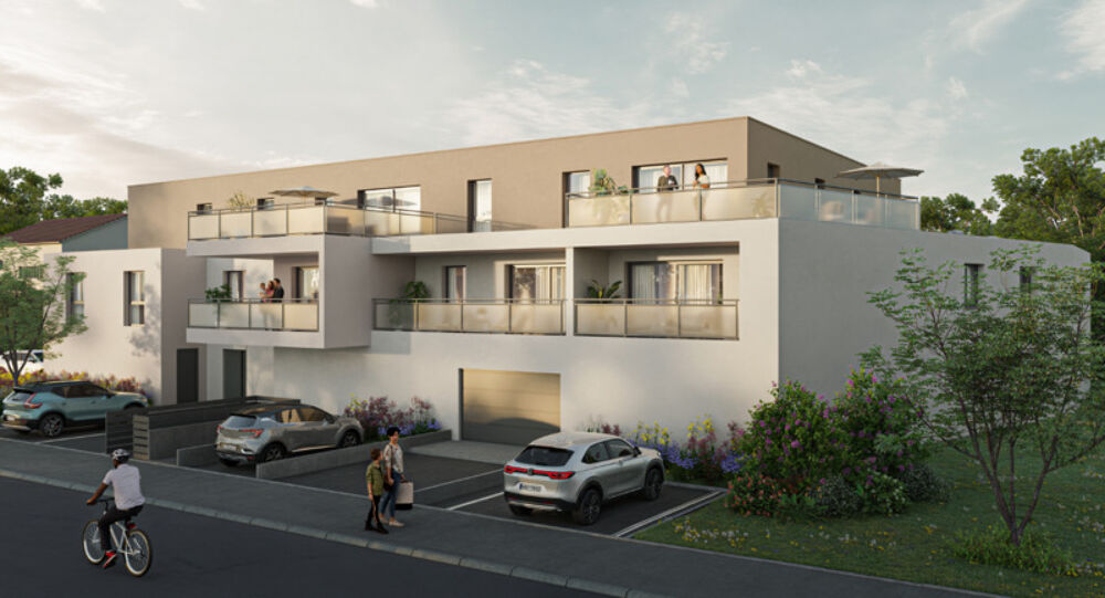 appartement à vendre 2 pièces HETTANGE GRANDE (57) avec une grande terrasse et parking