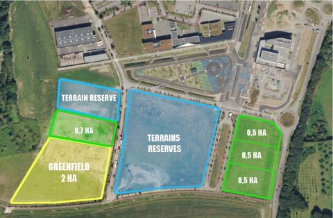 À vendre  Terrain industriel de 20 789 m² dans le Technopôle Transalley de Famars  Nord (59) 935505 59300 Famars