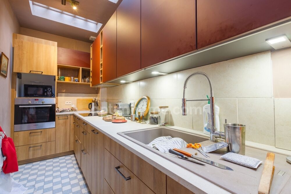 Vente Maison Honfleur hyper centre - Maison de ville - 92 m2 - 2 chambres - 3 Terrasses - Jardin - Atelier/Cave en sous sol de 39 m2 Honfleur