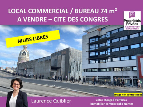 44000 NANTES - MURS LIBRES A VENDRE 74 m&sup2; CITE DES CONGRES 252964 44000 Nantes