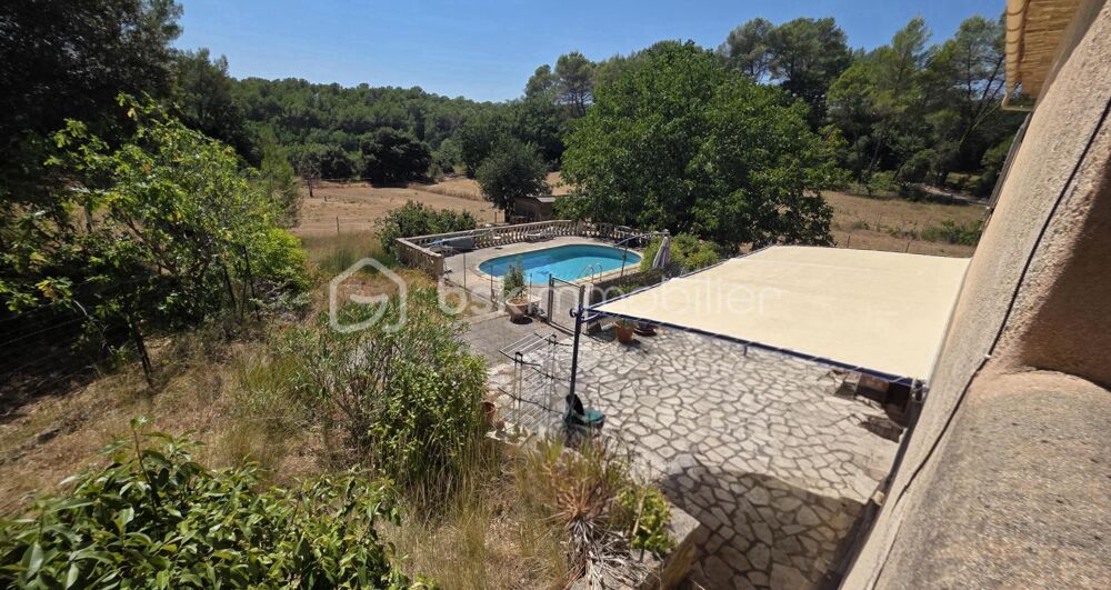 ? BIEN RARE À LA VENTE  LORGUES  Maison avec piscine, vue dominante et 5 000 m² de terrain